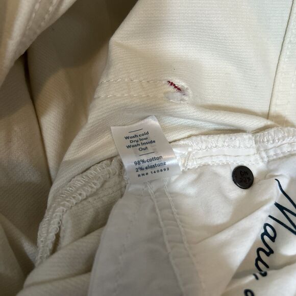 Marine Layer Corduroy Pants Casual Vintage Style Straight Cream Women's Size 27 - Picture 5 of 7